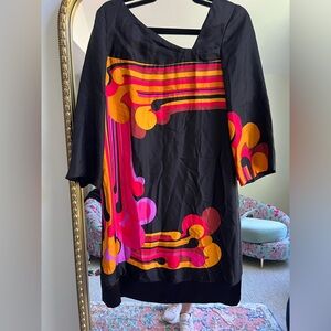 Tibi Silk Mod Shift Dress